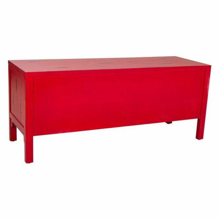 Cajonera multiusos Alexandra House Living Rojo Madera de abeto Madera MDF 40 x 50 x 120 cm 5