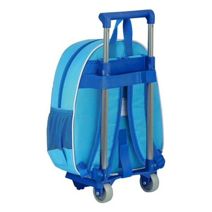 Mochila Escolar 3D con Ruedas SuperThings Azul claro 2 Mochila Escolar 3D con Ruedas SuperThings Azul claro 2