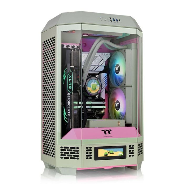 Caja Semitorre ATX THERMALTAKE Tower 300 Matcha Plum