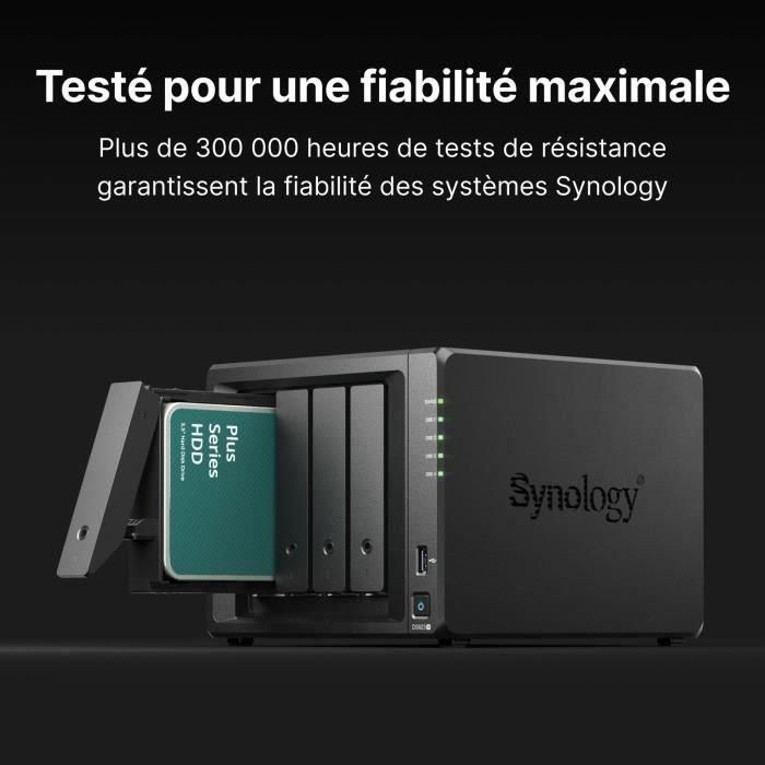 Synology HAT3300-4T Disco Duro Serie Plus para NAS, Hogar y Oficina. 4TB 3.5" SATA III 5400 rpm 256MB Caché 2 Synology HAT3300-4T Disco Duro Serie Plus para NAS, Hogar y Oficina. 4TB 3.5" SATA III 5400 rpm 256MB Caché 2