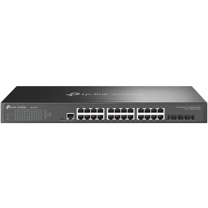 TP-Link SG3428X Switch Omada Gestionado 24 Puertos Gigabit + 4 Puertos SFP+ 10G con Gestión en la Nube