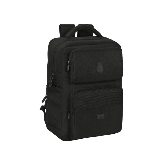Safta Mochila Real Madrid Premium para portátil de 15,6'' con USB y 2 Bolsillos, Color Negro, 31x44x13cm 0 Safta Mochila Real Madrid Premium para portátil de 15,6'' con USB y 2 Bolsillos, Color Negro, 31x44x13cm 0