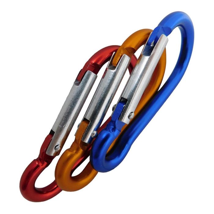 Edm Mosquetón Msq04 Aluminio Colores Surtidos 5 x 50 mm 2 Unidades 1 Edm Mosquetón Msq04 Aluminio Colores Surtidos 5 x 50 mm 2 Unidades 1