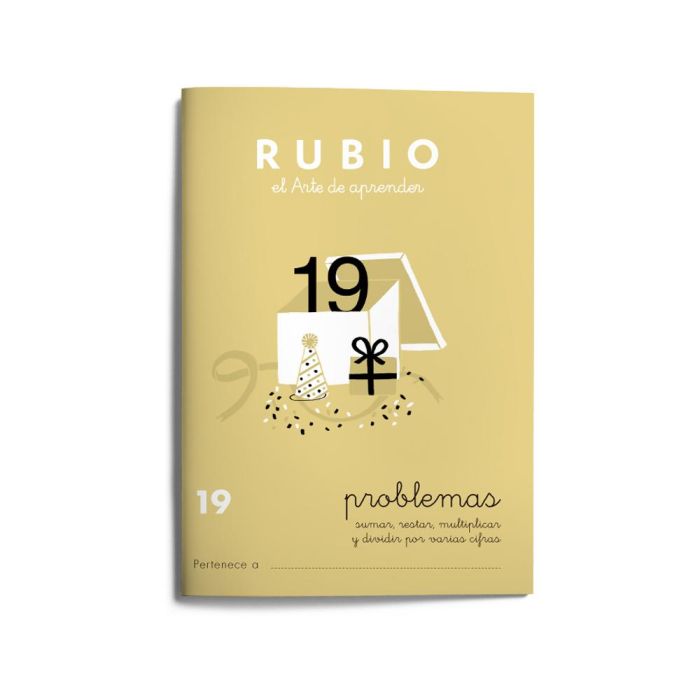 Cuaderno Rubio Problemas Nº 19 10 unidades 3