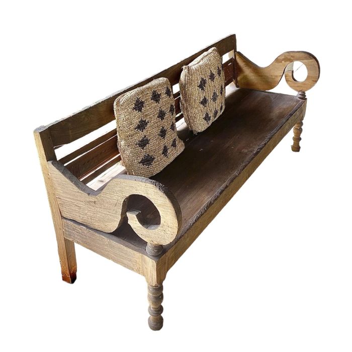 DKD Home Decor Banco Item Home Benches 2c24 Teca Maciza Marrón Oscuro Tallado 196 cm Ancho x 60 cm Fondo x 82 cm Alto 1 DKD Home Decor Banco Item Home Benches 2c24 Teca Maciza Marrón Oscuro Tallado 196 cm Ancho x 60 cm Fondo x 82 cm Alto 1