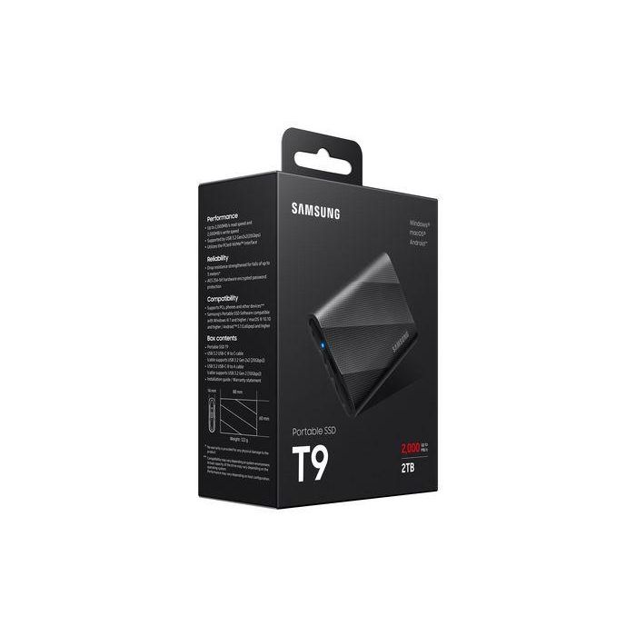 Disco Externo SSD Samsung Portable T9 2TB/ USB 3.2/ Negro 13 Disco Externo SSD Samsung Portable T9 2TB/ USB 3.2/ Negro 13