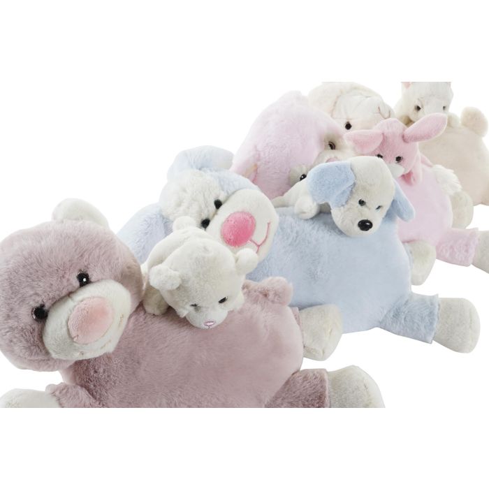 DKD Home Decor Peluche Infantil Animales Poliéster Colores Surtidos 22x20x33 cm Pack 8 Unidades 1 DKD Home Decor Peluche Infantil Animales Poliéster Colores Surtidos 22x20x33 cm Pack 8 Unidades 1