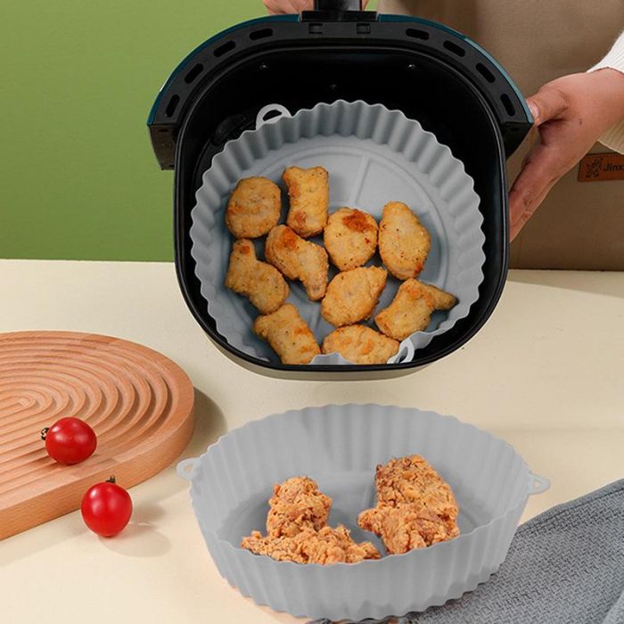 Quttin Base de Silicona para Air Fryer Roja, 22 x 22 x 5 cm (24 Unidades) 2