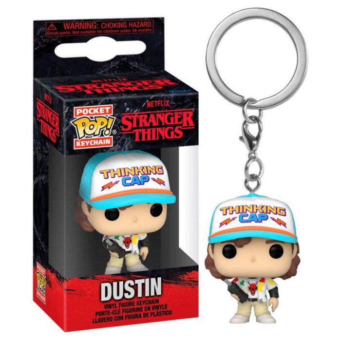 Llavero Pocket POP Stranger Things Dustin 0 Llavero Pocket POP Stranger Things Dustin 0