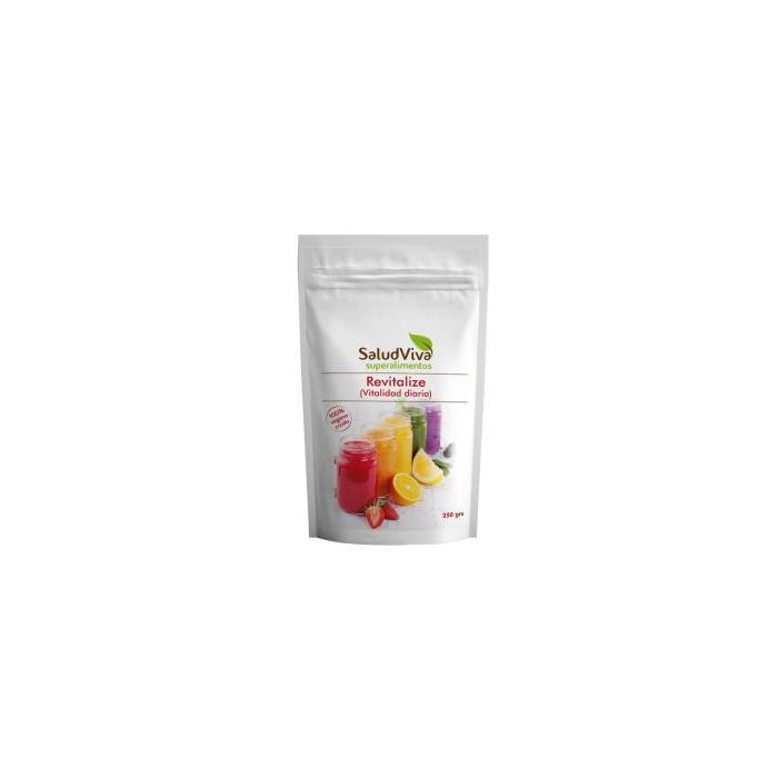 SALUD VIVA Revitalize 250Gr Ecológico Sin Gluten Vegan Superalimento para Energía y Defensas con Hierbas y Frutas
