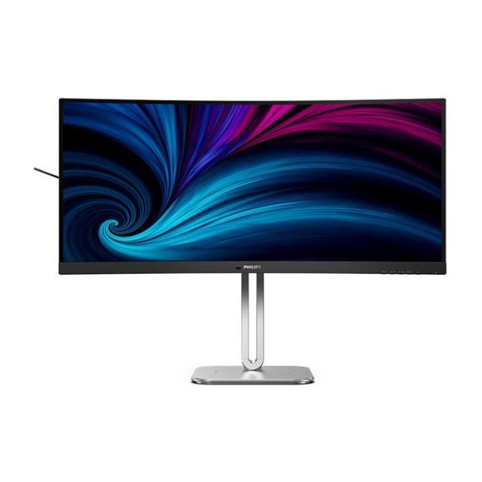 Philips Monitor 34B2U5600C 34" Dual QHD VA Curvo 120Hz USB-C HDMI DP Gris