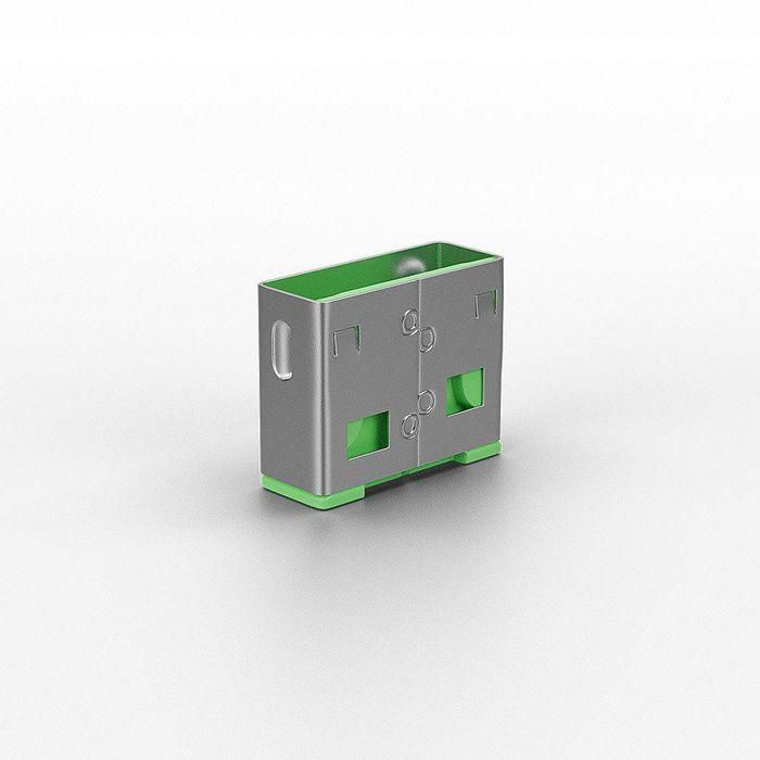 Lindy USB Port Blocker (without key) - Pack of 10, Colour Code: Green 2 Lindy USB Port Blocker (without key) - Pack of 10, Colour Code: Green 2