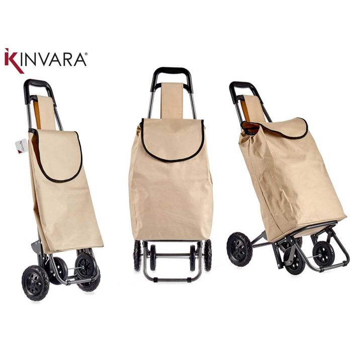 Carro de Compra Kinvara Camel - 22x98x38 cm, 30 L, Beige/Negro (6 Unidades) Carro de Compra Kinvara Camel - 22x98x38 cm, 30 L, Beige/Negro (6 Unidades)