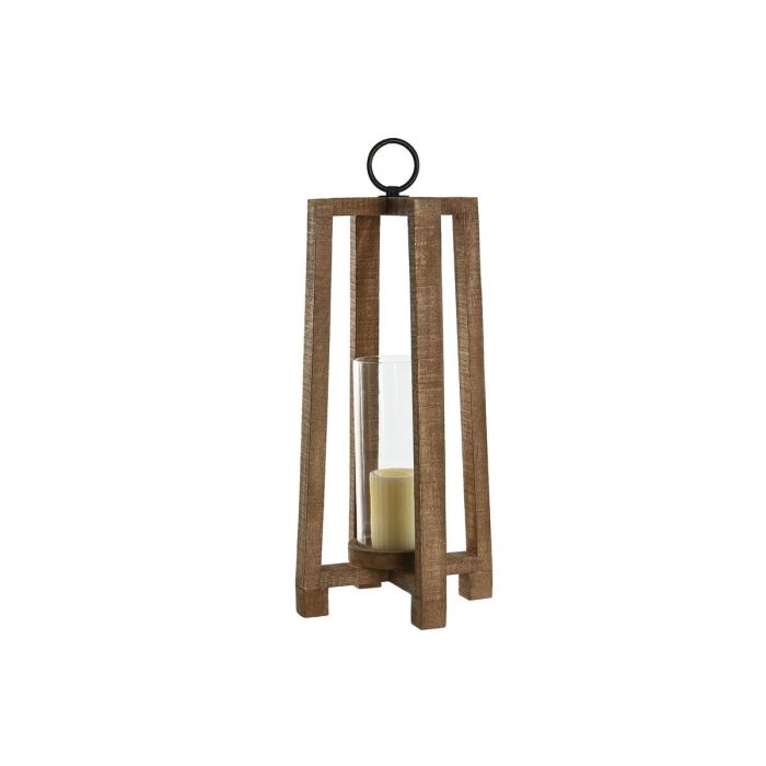 Portavela Moderno DKD Home Decor Natural 27 x 54 x 27 cm 2 Portavela Moderno DKD Home Decor Natural 27 x 54 x 27 cm 2
