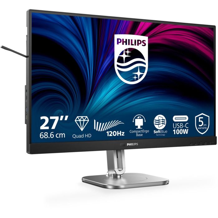 Philips 27B2U4601 Monitor 27" Quad HD IPS 2560x1440 120Hz 4ms USB-C HDMI DP Ethernet Altavoces FlickerFree Adaptive Sync 1 Philips 27B2U4601 Monitor 27" Quad HD IPS 2560x1440 120Hz 4ms USB-C HDMI DP Ethernet Altavoces FlickerFree Adaptive Sync 1
