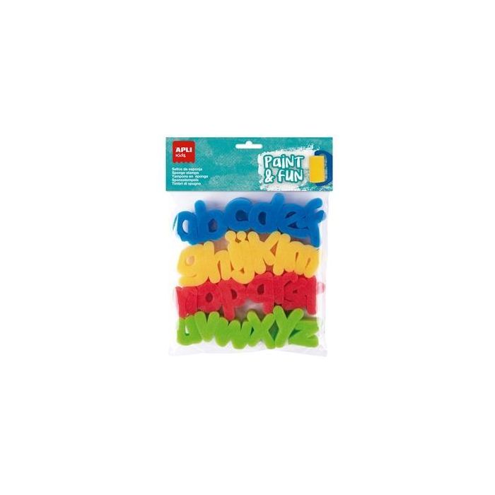 Apli Sellos Paint&Fun Esponja Abc Bolsa De 26 C-Surtidos Apli Sellos Paint&Fun Esponja Abc Bolsa De 26 C-Surtidos