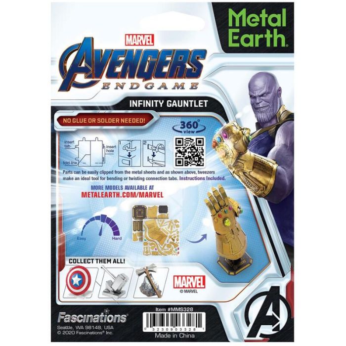 Maqueta Metal Marvel Guantelete 1 Maqueta Metal Marvel Guantelete 1