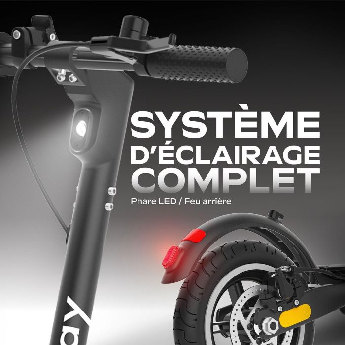 Ezway EX85 Patinete eléctrico - 300 W - Ruedas de 8.5" - Autonomía 20 km 5