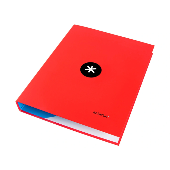 Antartik Carpeta de anillas A4 4/25 mm Roja 3