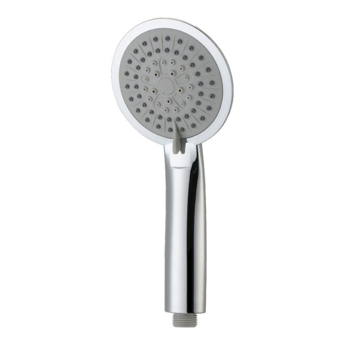 Edm Mango de ducha anticalcareo moderno 3 funciones color cromo, ABS Edm Mango de ducha anticalcareo moderno 3 funciones color cromo, ABS