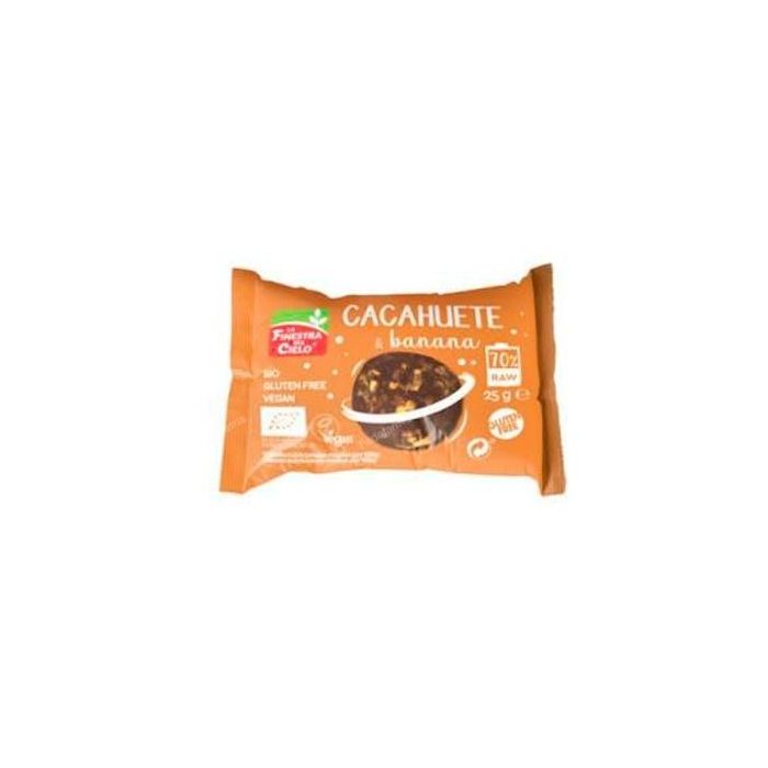 LA FINESTRA SUL CIELO Energy Ball Cacahuete-Banana Eco Sin Gluten Vegano - 20 Unidades