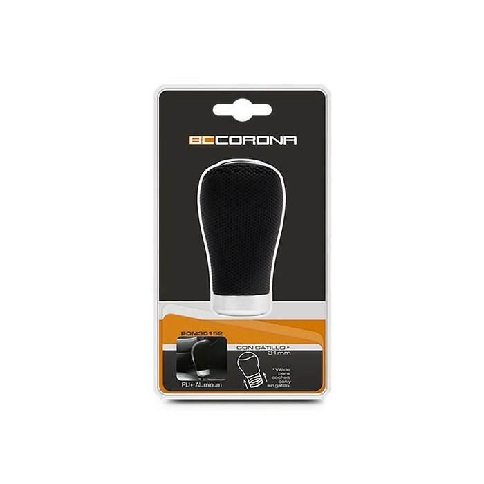 Pomo Oem Largo Piel Negra Cs6 POM30152 3 Pomo Oem Largo Piel Negra Cs6 POM30152 3