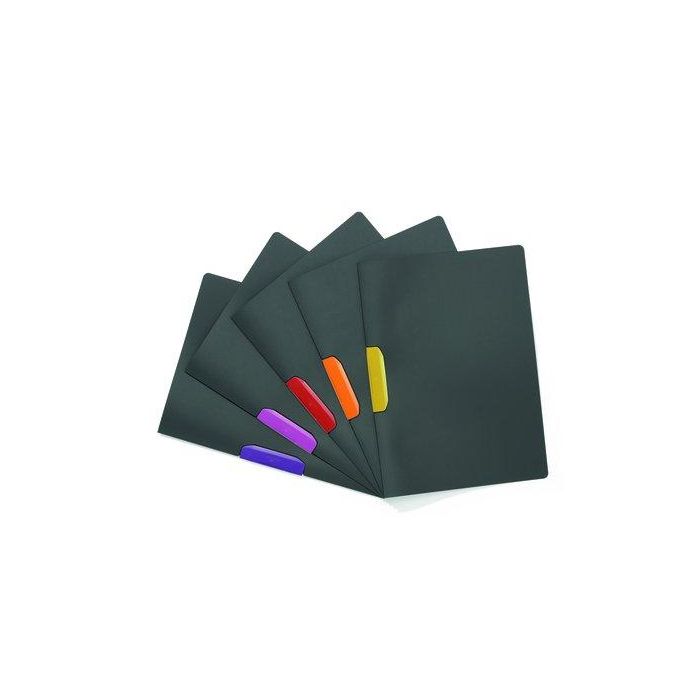 Dosier Clip Duraswing Color Pp A4 2304 Pinza Plastico Pivot.30H Surtido Bolsa De 5