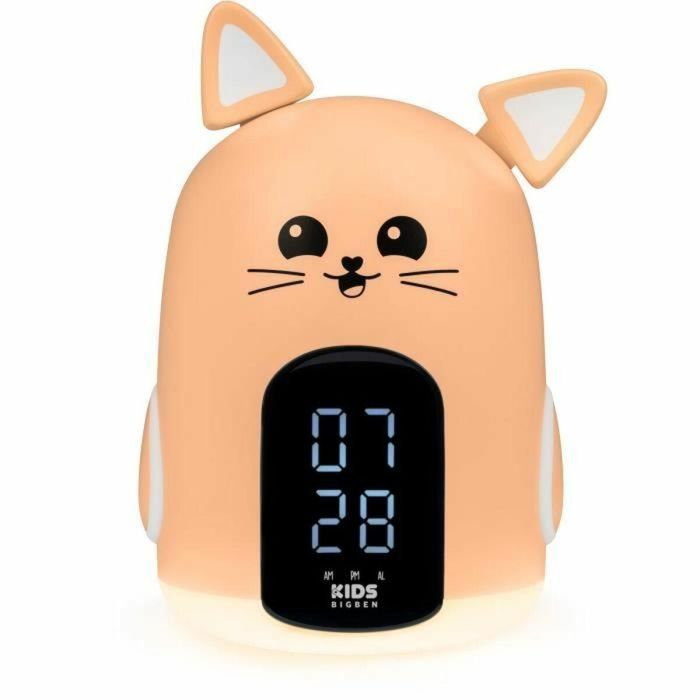 Bigben Kids BIG3499550387827 Despertador Infantil Mia con Luz Nocturna Suave y Diseño de Gato 5 Bigben Kids BIG3499550387827 Despertador Infantil Mia con Luz Nocturna Suave y Diseño de Gato 5