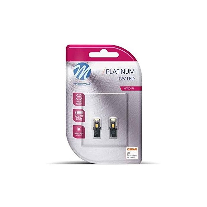 Blister 2X Led L809 W - W5 W 6XSmd Blanco MTECLB809W Blister 2X Led L809 W - W5 W 6XSmd Blanco MTECLB809W
