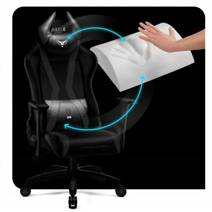 Silla Gaming Diablo Chairs Diablo X-HORN 2.0 Negro 4 Silla Gaming Diablo Chairs Diablo X-HORN 2.0 Negro 4