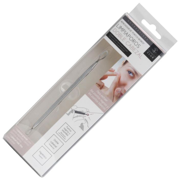 Cosmetic Club Limpiaporos 2 Medidas, Accesorio para Puntos Negros e Imperfecciones, Limpia tu Piel, Doble Extremo, 12.7 cm 0 Cosmetic Club Limpiaporos 2 Medidas, Accesorio para Puntos Negros e Imperfecciones, Limpia tu Piel, Doble Extremo, 12.7 cm 0