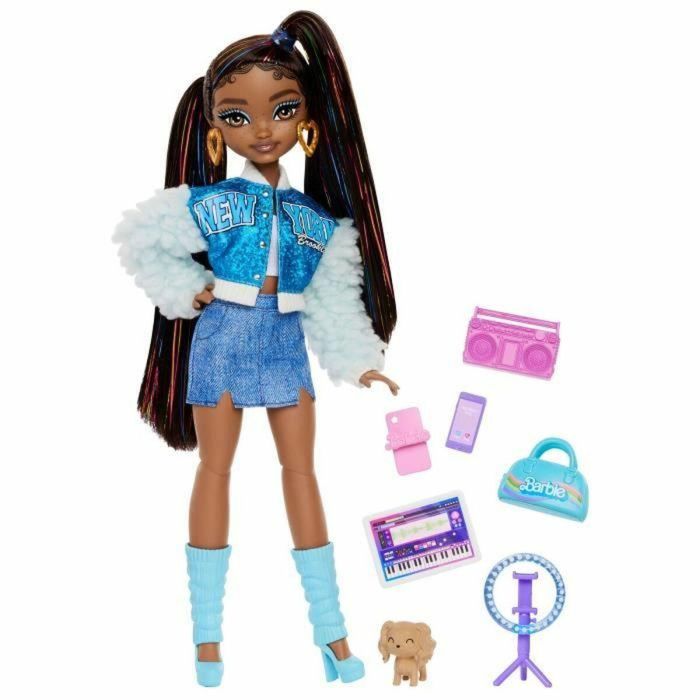 Barbie Muñeca Brooklyn Dream Team con 8 Accesorios Musicales HYC22 2 Barbie Muñeca Brooklyn Dream Team con 8 Accesorios Musicales HYC22 2