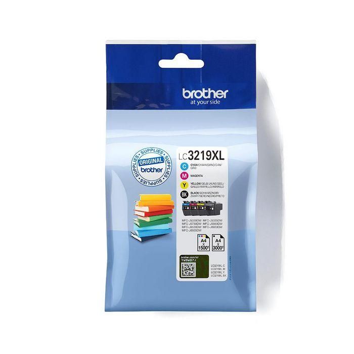 Brother LC3219XLVALBP Cartucho de Tinta Original Multipack 4 Colores Negro, Cian, Magenta, Amarillo