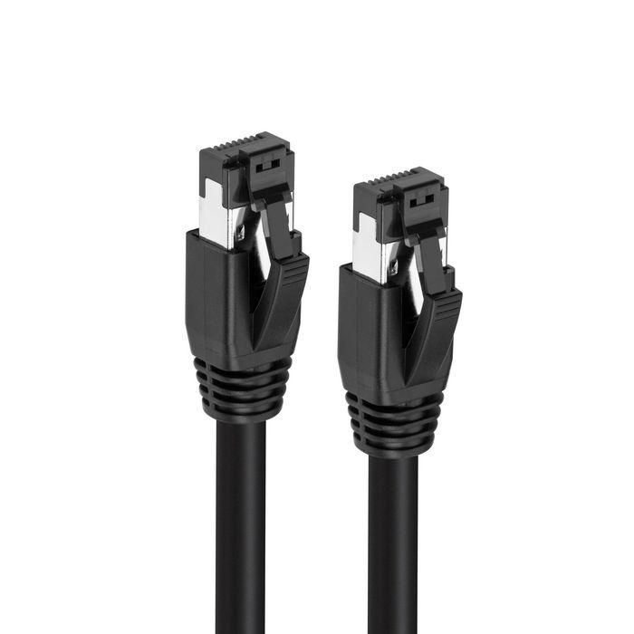 MicroConnect CAT8.1 S/FTP 0,50m Black LSZH Shielded Network Cable, AWG 24 1 MicroConnect CAT8.1 S/FTP 0,50m Black LSZH Shielded Network Cable, AWG 24 1