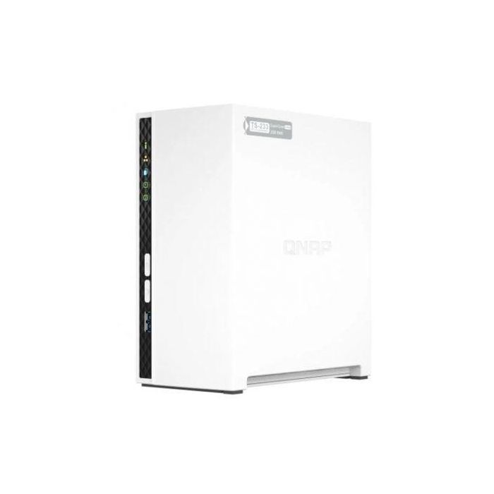 NAS QNAP TS-233/ 2 Bahías 3.5"- 2.5"/ 2GB DDR4/ Formato Torre NAS QNAP TS-233/ 2 Bahías 3.5"- 2.5"/ 2GB DDR4/ Formato Torre