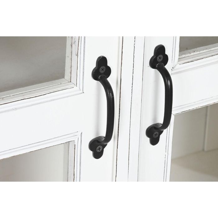 Aparador Home ESPRIT Blanco Cristal Madera de mango 180 x 40 x 100 cm 6