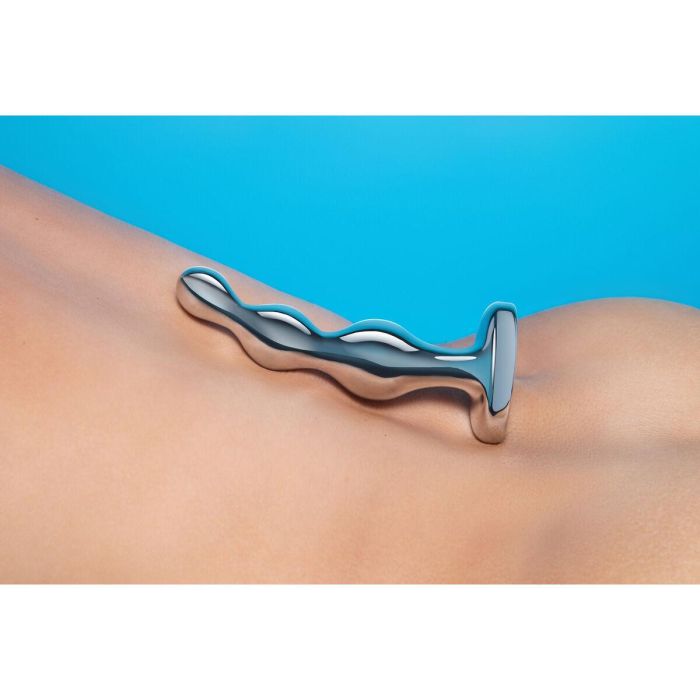 Plug Anal B-Vibe Plateado 15 Plug Anal B-Vibe Plateado 15