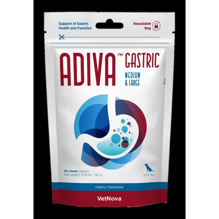 Vetnova Adiva Gastric Medium & Large 30 Chews