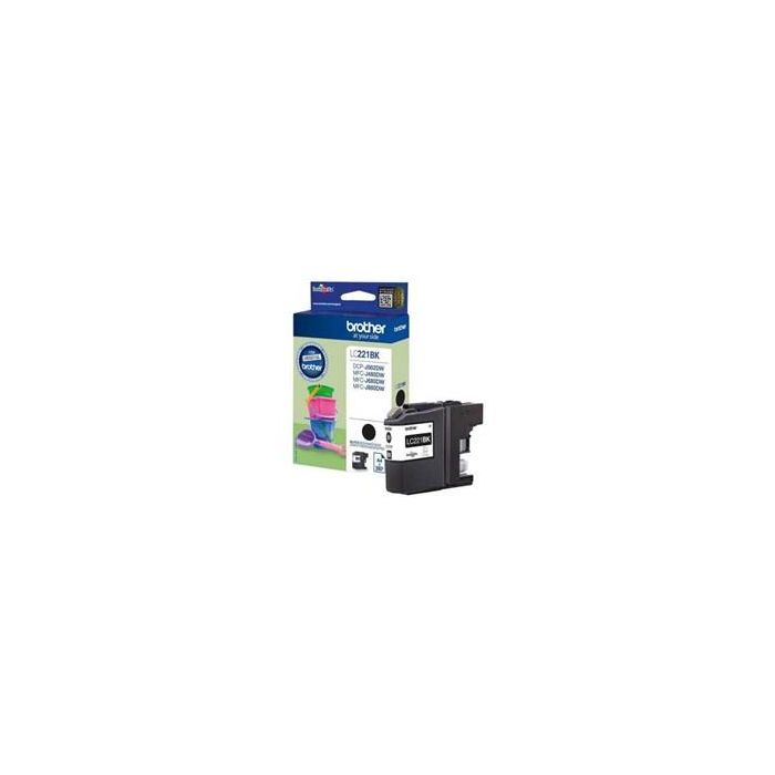 Brother Lc221Bk Cartucho Tinta Original Negro 260 Páginas Compatible con DCP-J562DW, MFC-J480DW, MFC-J680DW, MFC-J880DW Brother Lc221Bk Cartucho Tinta Original Negro 260 Páginas Compatible con DCP-J562DW, MFC-J480DW, MFC-J680DW, MFC-J880DW
