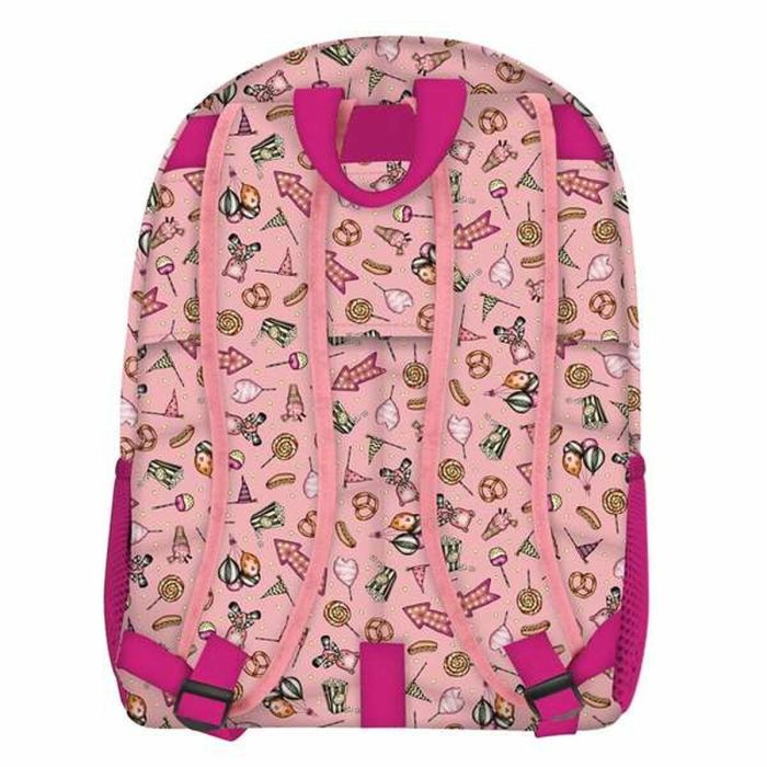 Mochila 2 cremalleras gorjuss™ fairground "carousel" 31,5x40x22,5cm 1