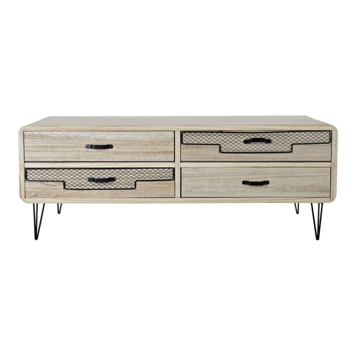 Mueble de TV DKD Home Decor Metal Madera de Paulonia (115 x 61 x 43 cm) 2 Mueble de TV DKD Home Decor Metal Madera de Paulonia (115 x 61 x 43 cm) 2