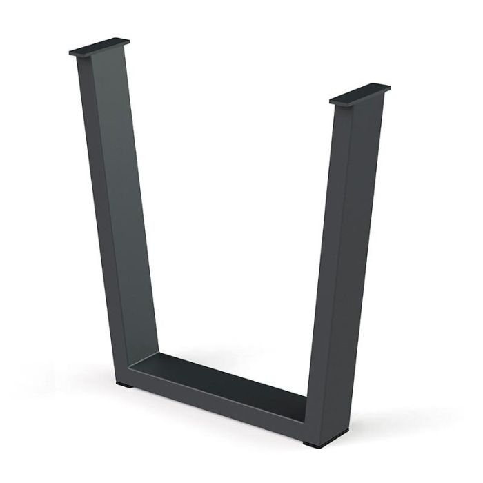 Pata Metálica Veka H710 100X40 Acabado Negro / Blanco Acabado Negro Herrajes Fab.Nacional Pata Metálica Veka H710 100X40 Acabado Negro / Blanco Acabado Negro Herrajes Fab.Nacional