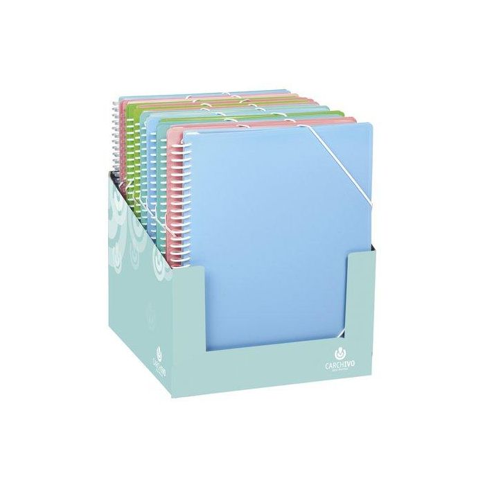 Carpeta Fundas (Tarifario) Carchivo Soft Pp Archivex A4 Surtido Expositor De 16 6X 532620 20 Fundas 5X 532640 30 Fundas 5X 532640 40 Fundas