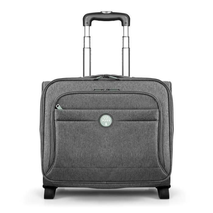 Port Designs POR1685770465755 Trolley YOSEMITE ECO para portátil, 15,6/16 pulgadas, 25 litros, Gris