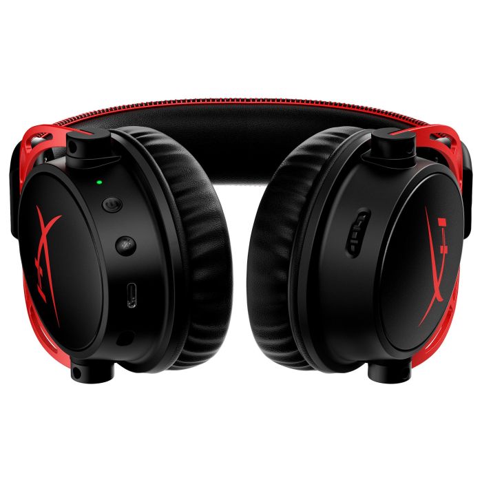 HP Cloud Alpha Wireless Gaming Headset Auriculares Inalámbricos Gaming Sonido Virtual 7.1 Surround DTS Headphone:X Over-Ear Negro Rojo