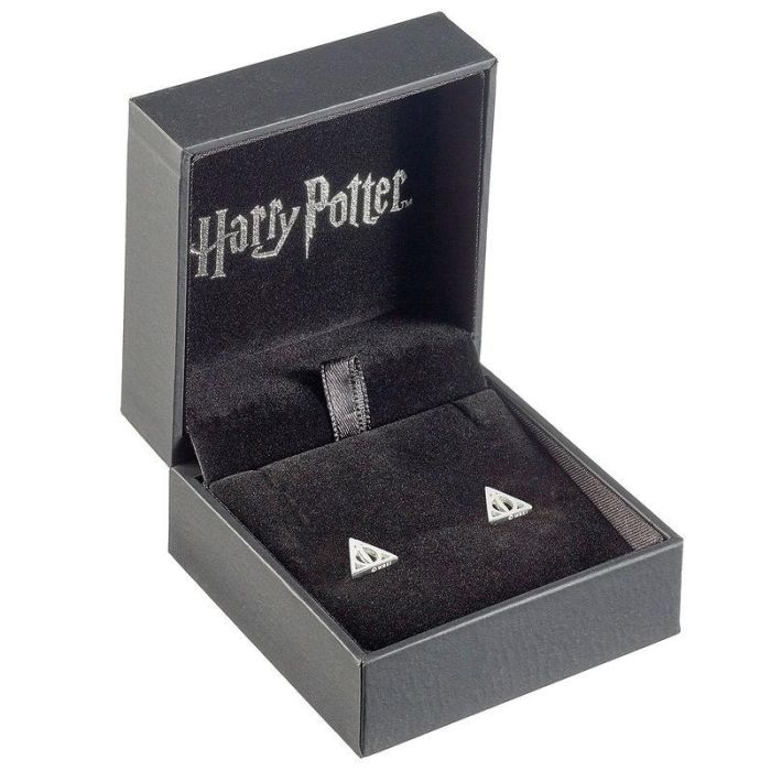 Pendientes Deathly Hallows plata 1