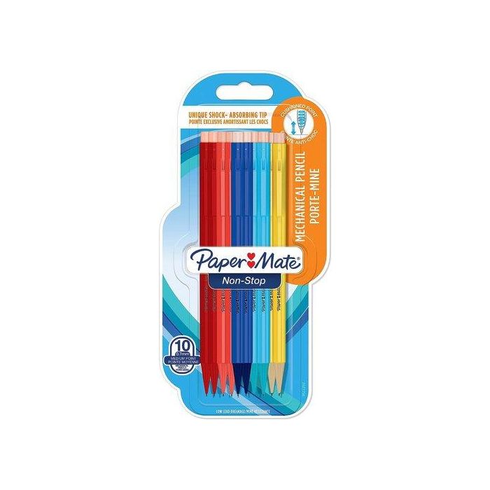 Portaminas Paper Mate Non Stop 0,7 Mm Blister De 10