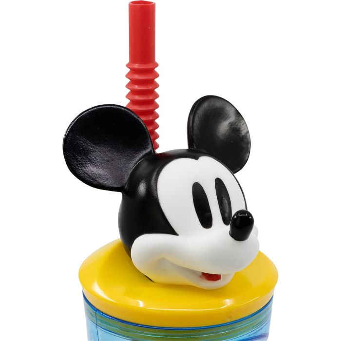 Disney Vaso 3D Mickey Mouse con Pajita Integrada 360ml CZ11336 4 Disney Vaso 3D Mickey Mouse con Pajita Integrada 360ml CZ11336 4