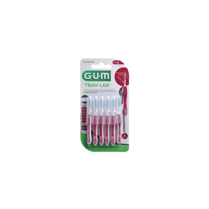 Cepillo Interdental Trav-Ler 1612 1,4Mm 6Un Rosa