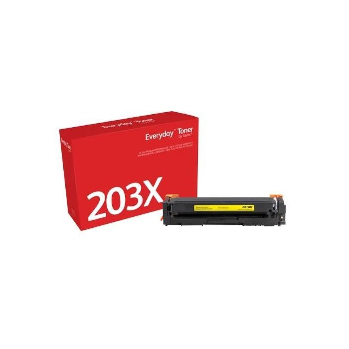 Xerox Everyday Toner Amarillo Compatible con HP LaserJet Pro M254, MFP M280, M281, 203X, CF540X, CRG-054HY Xerox Everyday Toner Amarillo Compatible con HP LaserJet Pro M254, MFP M280, M281, 203X, CF540X, CRG-054HY